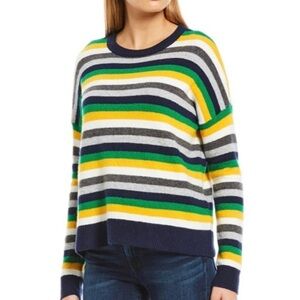 NWT court & Rowe striped Merino wool sweater XXL